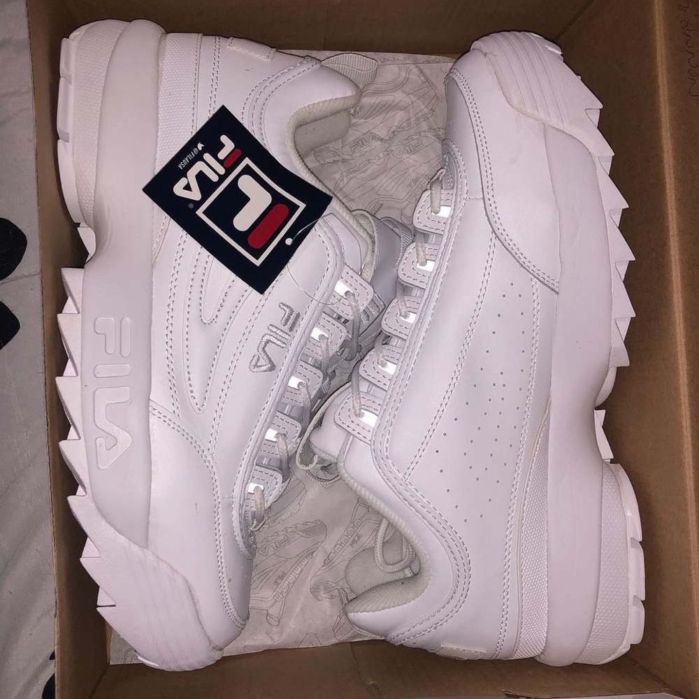 Fila Chunky White Shoes - Picture 2 of 2